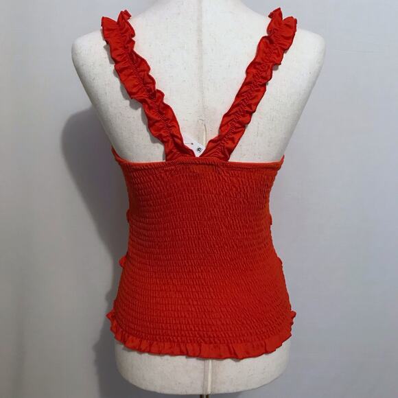 Crave Fame NWT Red Smocked Sleeveless Top Juniors S - Picture 6 of 11